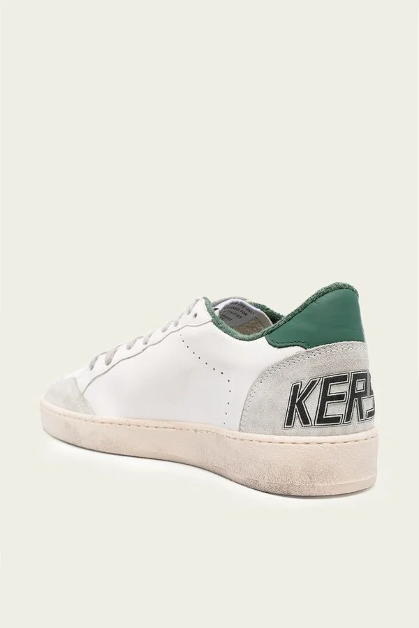 Ball-Star White Green Leather Men Sneaker - Image 3