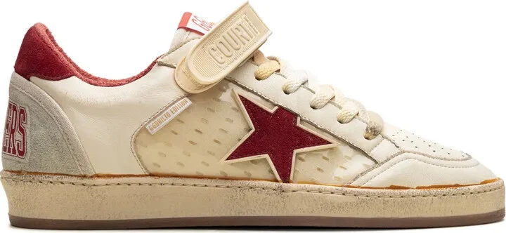 Ball Star "White/Ice/Red" sneakers