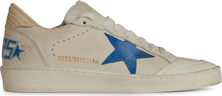 'ball Star' White Leather Sneakers