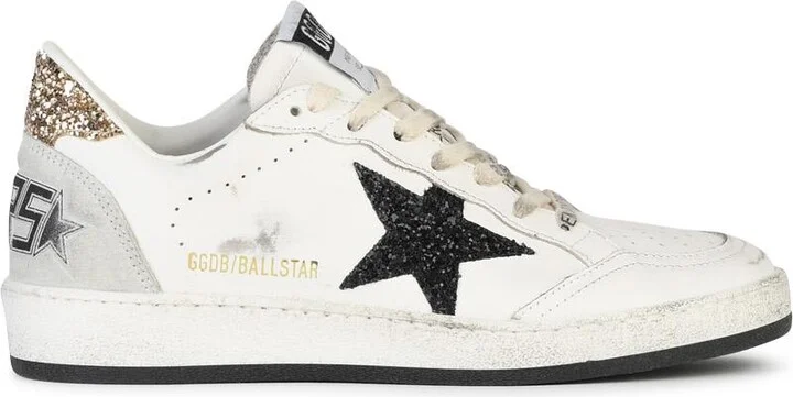 'ball Star' White Leather Sneakers