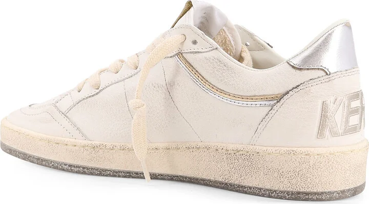Ball Star With Padded Collar Low-top Leather Snakers - Image 3