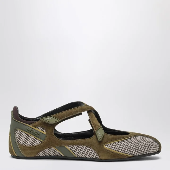 Ballerina flat Floor 01 army green