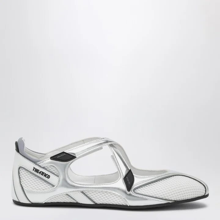 Ballerina flat Floor 01 silver