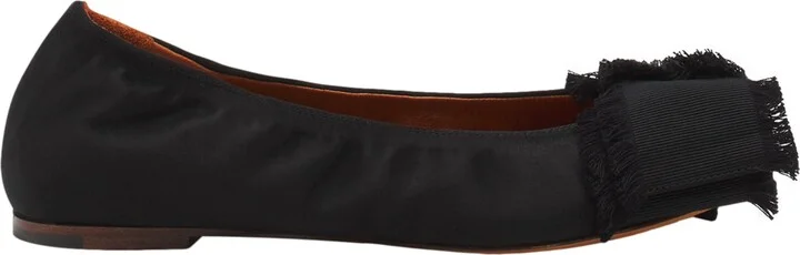 Ballerina Flat With A Satin Bow