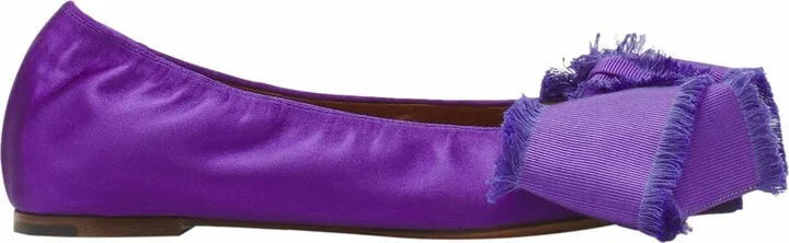 Ballerina Flat With A Satin Bow