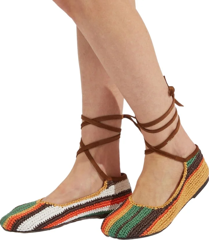 Ballerina Flats Multicolor Chocolate - Image 3