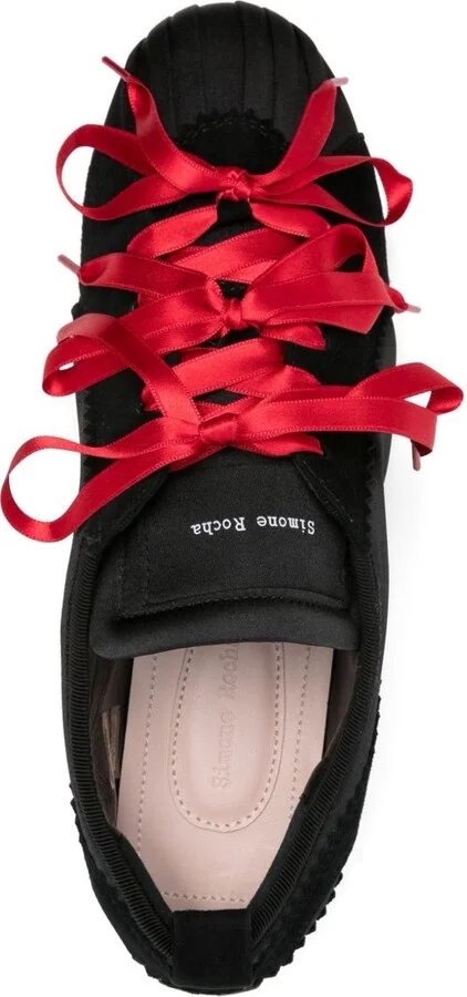 Ballerina Grip Satin Ribbon Sneakers - Image 4