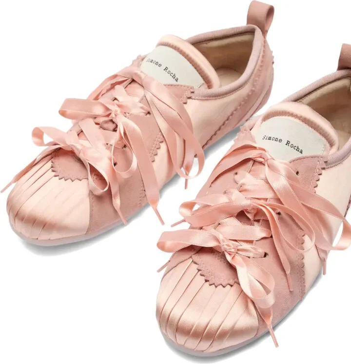 Ballerina Grip satin sneakers - Image 2