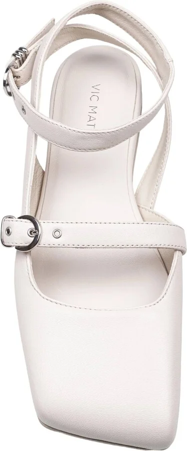 ' Ballerina Shoes Square Closed Chanel In Nappa Color Bone - Image 2