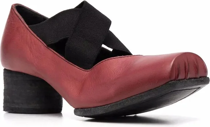 Ballerina square toe elasticated pumps - Image 2