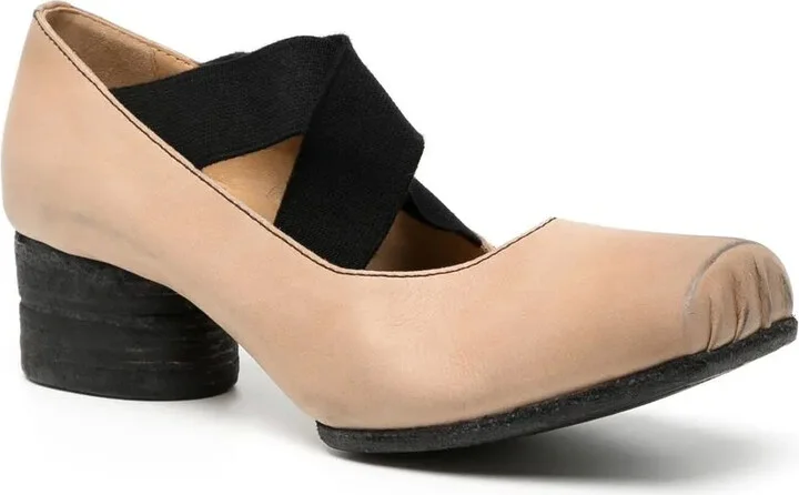 Ballerina square toe elasticated pumps - Image 2