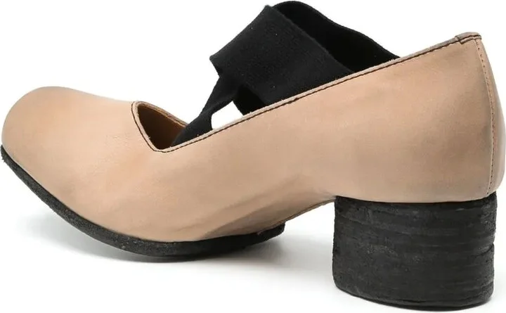 Ballerina square toe elasticated pumps - Image 3
