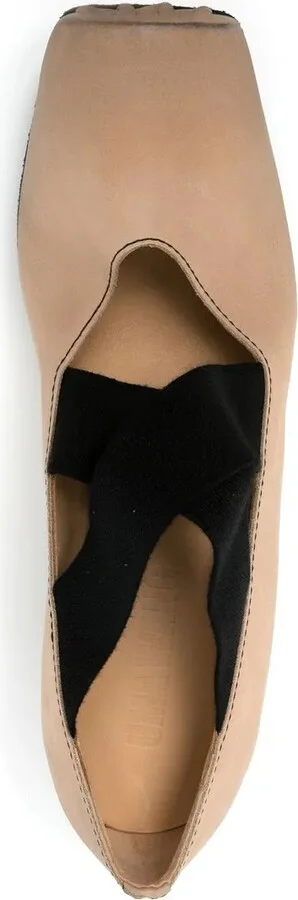 Ballerina square toe elasticated pumps - Image 4
