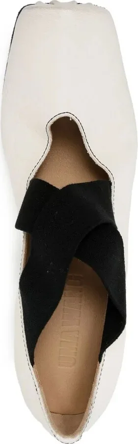 Ballerina square toe elasticated pumps - Image 4