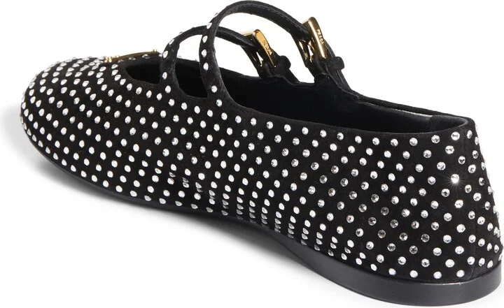Ballerine Crystal Mary Jane Flat - Image 2