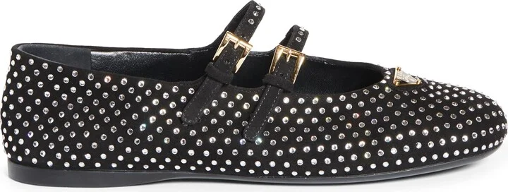 Ballerine Crystal Mary Jane Flat - Image 3