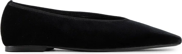 Ballerine in velluto minimaliste