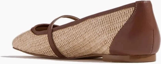 Ballet Flat in Luggage/Natural - Image 3