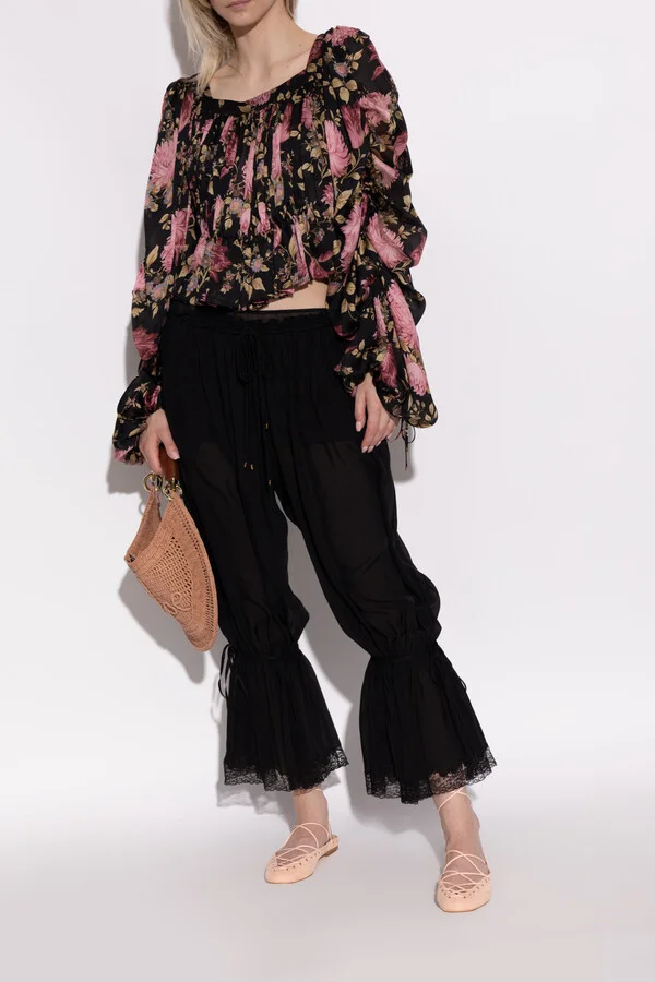 Ballet Flats Ghillies, , - Pink - Image 2