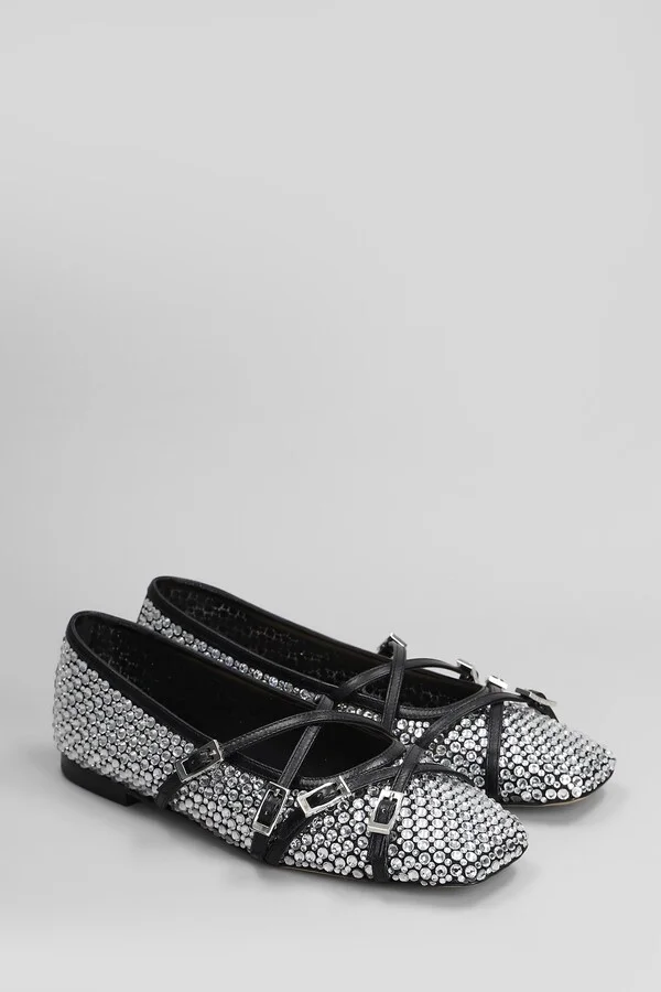 Ballet Flats In Black Leather - Image 2