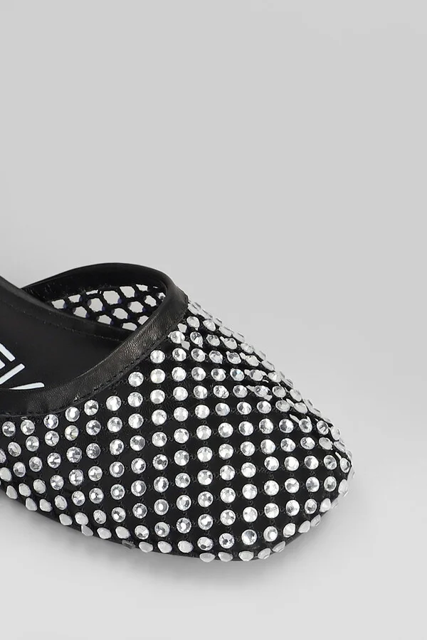 Ballet Flats In Black Leather - Image 5