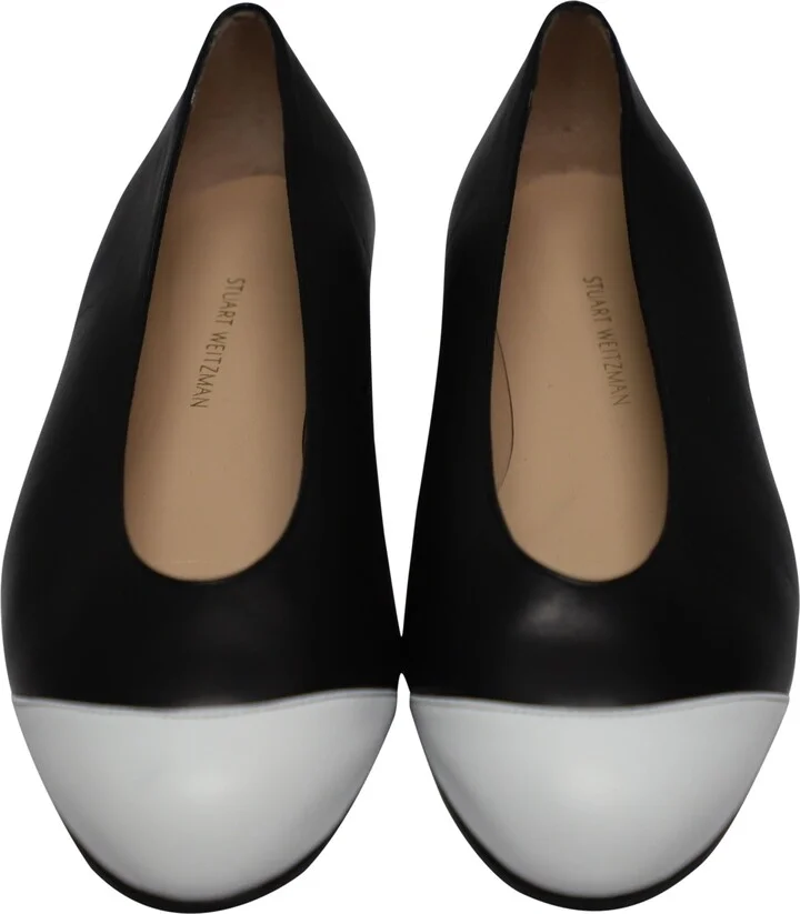 Ballet Flats in Black Leather
