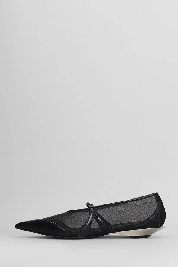 Ballet Flats In Black Polyamide - Image 3