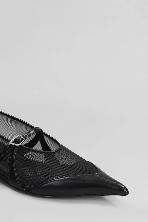 Ballet Flats In Black Polyamide - Image 5