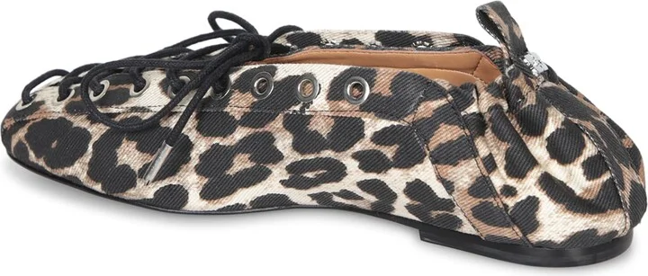 Ballet Flats In Leopard Print - Image 3