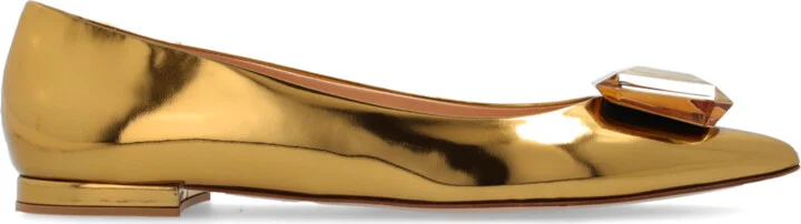Ballet Flats Jaipur, , - Gold