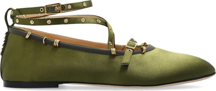 Ballet Flats 'June', , - Green