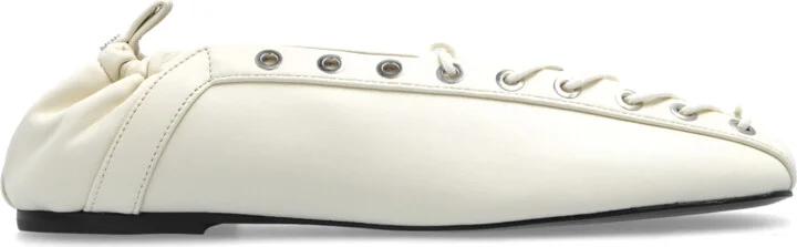 Ballet Flats Made Of Eco Leather, , - Cream