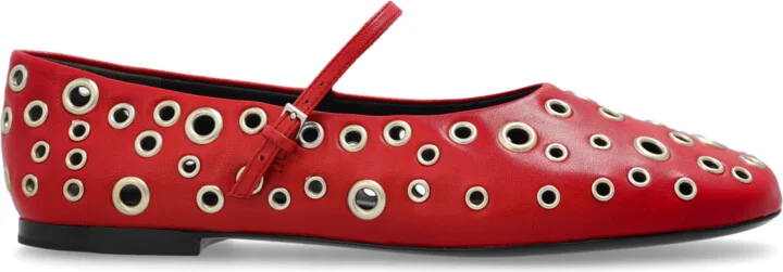 Ballet Flats Mary Jane, , - Red
