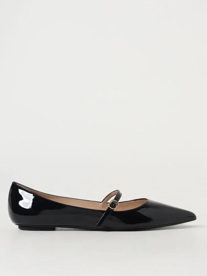 Ballet Flats STUART WEITZMAN Woman color Black