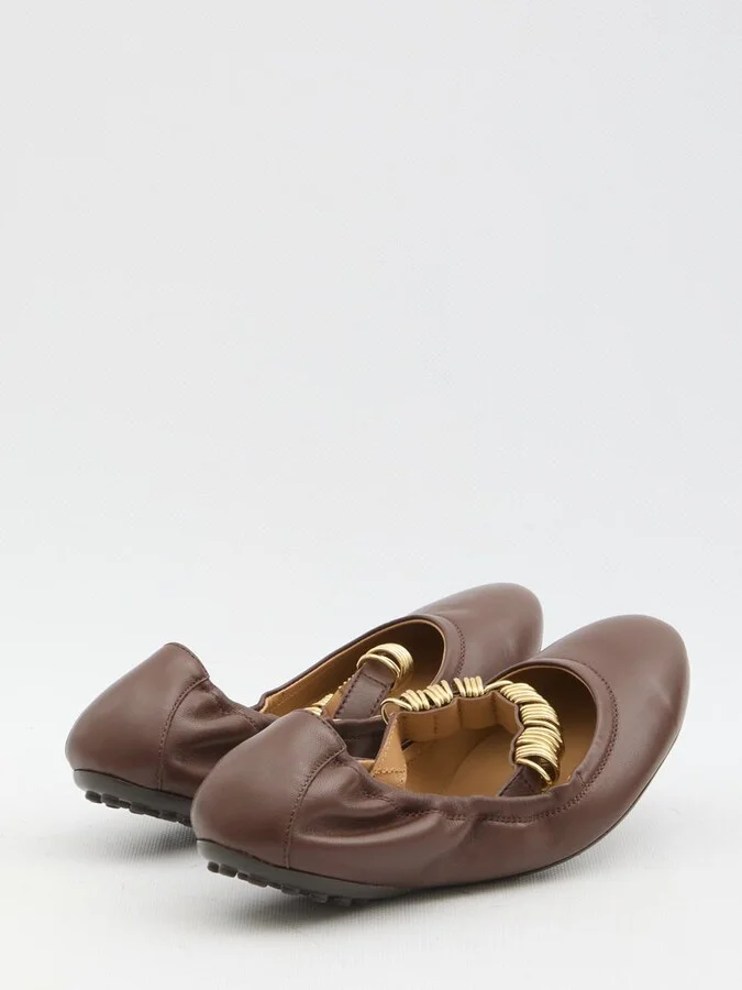 Ballet Flats Wit Eyelets - Image 3