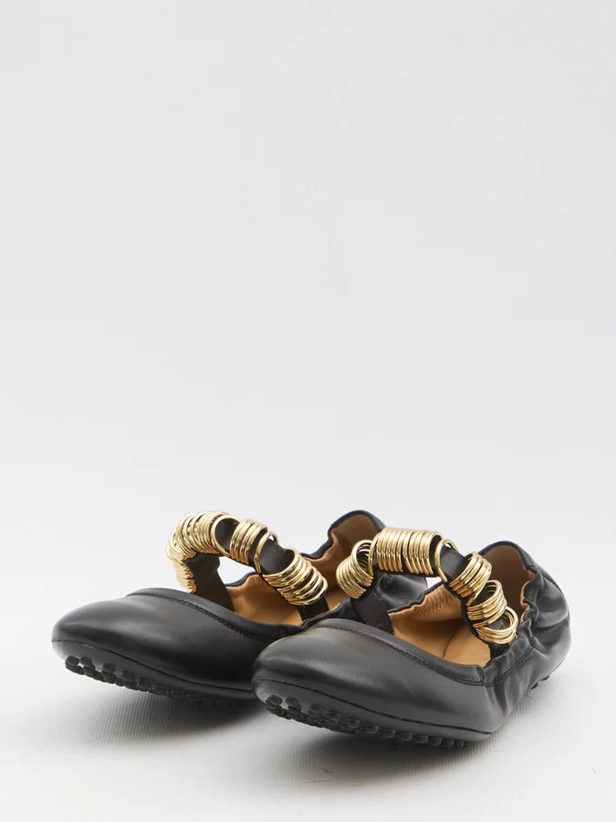Ballet Flats Wit Eyelets - Image 2