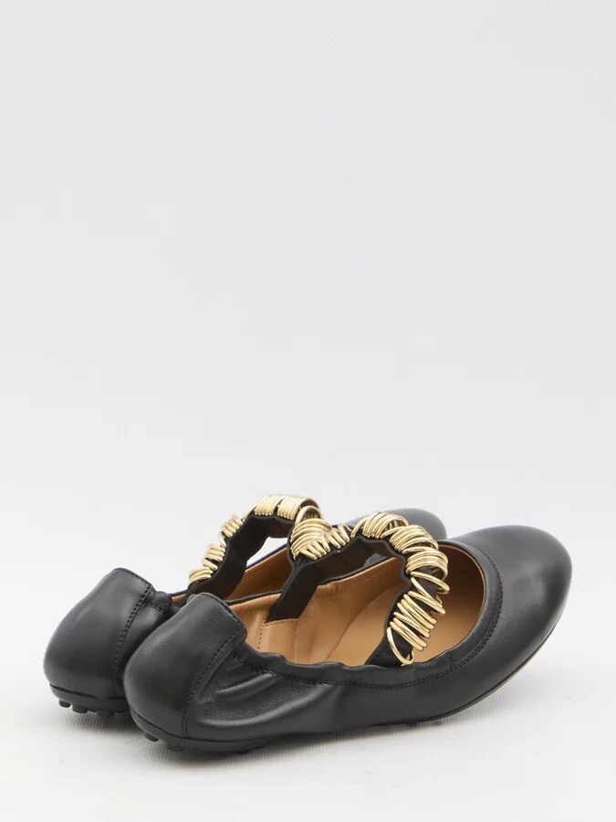 Ballet Flats Wit Eyelets - Image 3