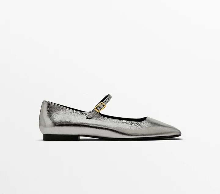 Ballet Flats With Buckle - Image 2