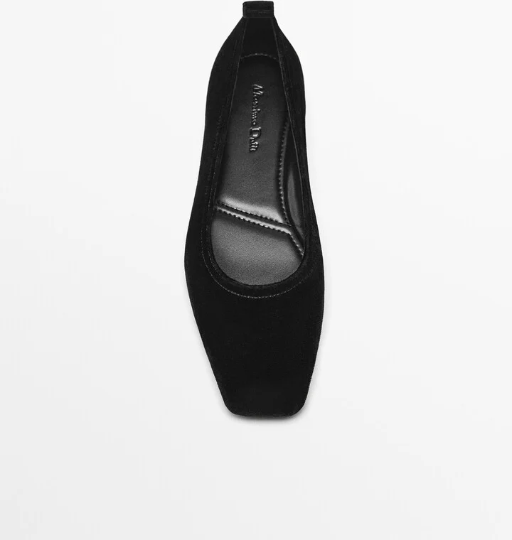 Ballet Flats With Rhinestone Ankle Strap - Image 5