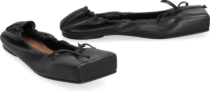 Ballet Leather Ballet Flats - Image 3