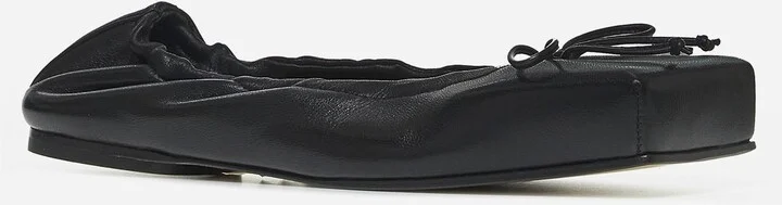 Ballet Leather Ballet Flats - Image 2
