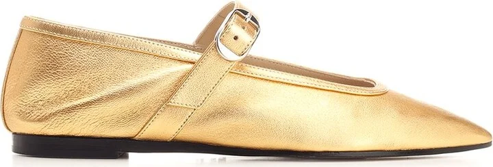 Ballet Mary Jane Scarpe Basse Gold