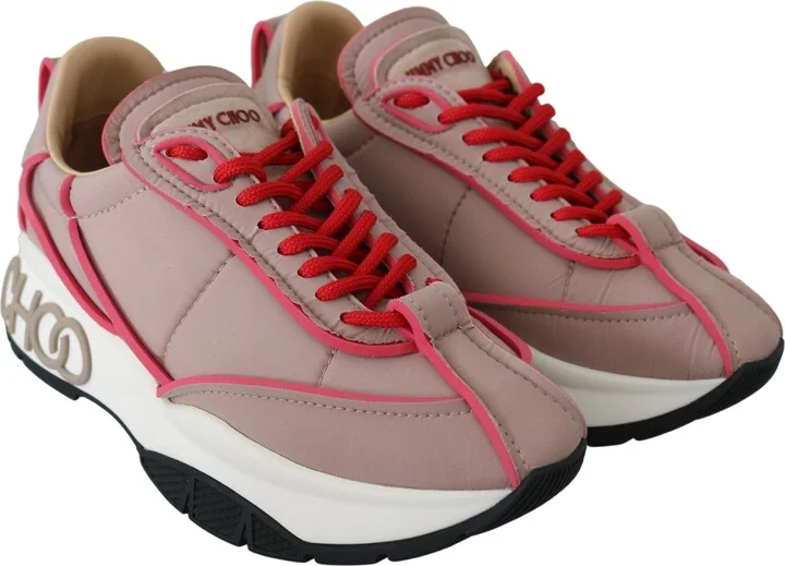 Ballet Pink Chic Padded Women's Sneakers - Image 2