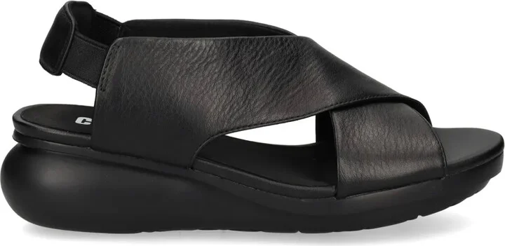 Balloon leather sandals