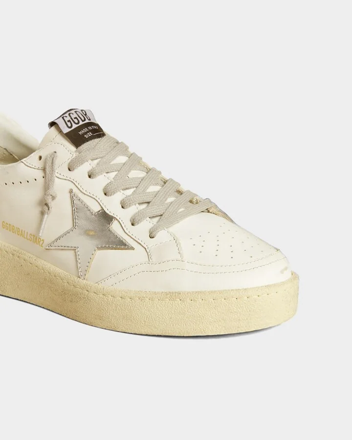 Ballstar Crystal Leather Low-Top Sneakers - Image 2