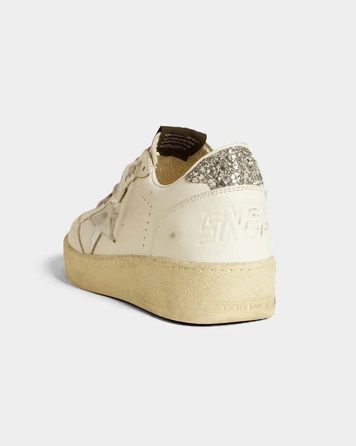 Ballstar Crystal Leather Low-Top Sneakers - Image 3