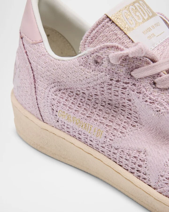 Ballstar Embroidered Cotton Low-Top Sneakers - Image 2
