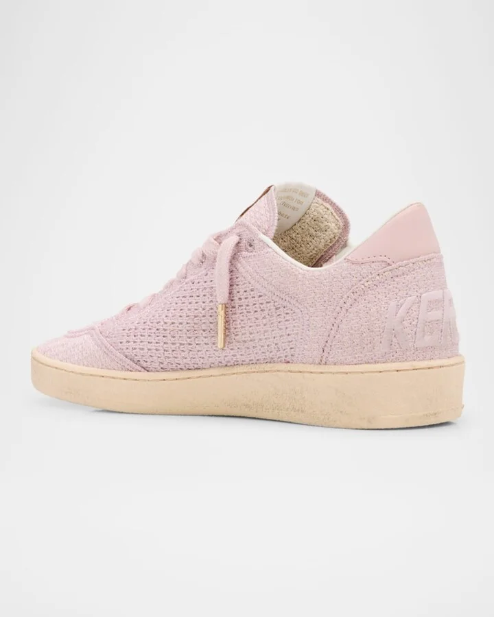 Ballstar Embroidered Cotton Low-Top Sneakers - Image 4