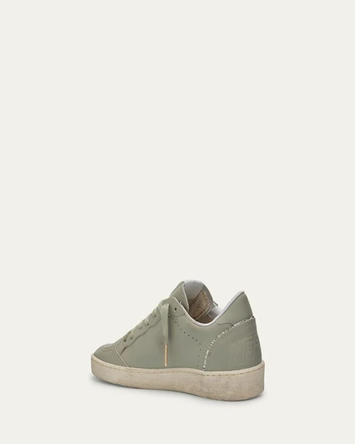 Ballstar Leather Glitter Low-Top Sneakers - Image 3