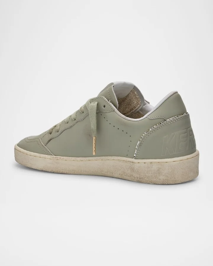 Ballstar Leather Glitter Low-Top Sneakers - Image 4